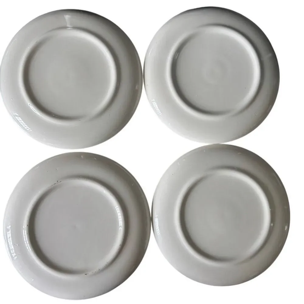 4 Vintage Scio Olde Orleans 7 1/4” Dessert Plates